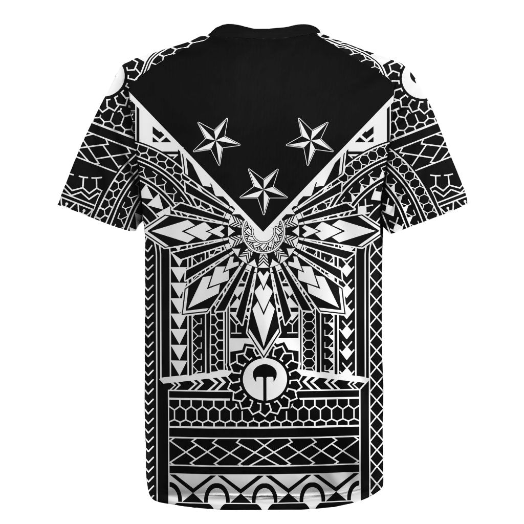 Black Philippines Sun Star Rugby Jersey Igorot Tribal Inspiration LT05 - Polynesian Pride