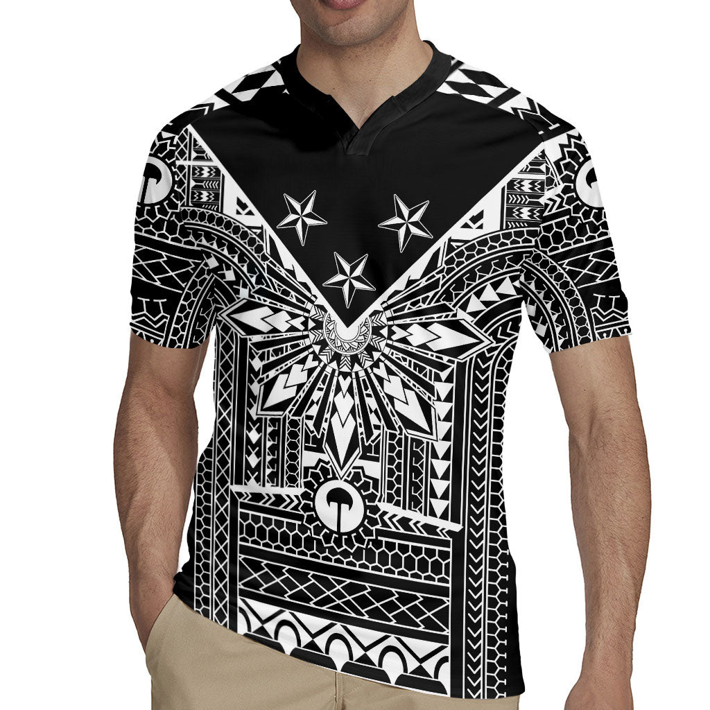 Black Philippines Sun Star Rugby Jersey Igorot Tribal Inspiration LT05 - Polynesian Pride