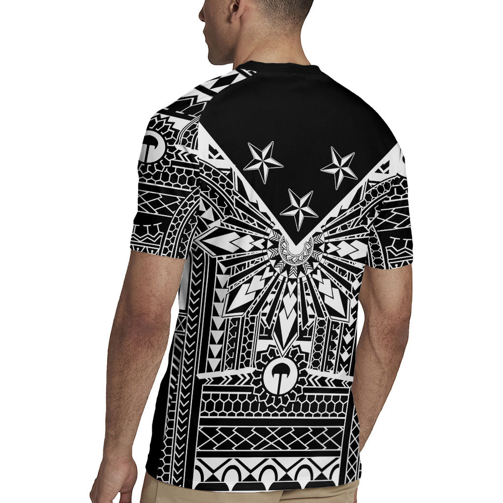 Black Philippines Sun Star Rugby Jersey Igorot Tribal Inspiration LT05 - Polynesian Pride