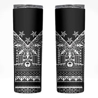 Black Philippines Sun Star Skinny Tumbler Igorot Tribal Inspiration LT05 Black - Polynesian Pride