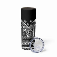Black Philippines Sun Star Skinny Tumbler Igorot Tribal Inspiration LT05 - Polynesian Pride