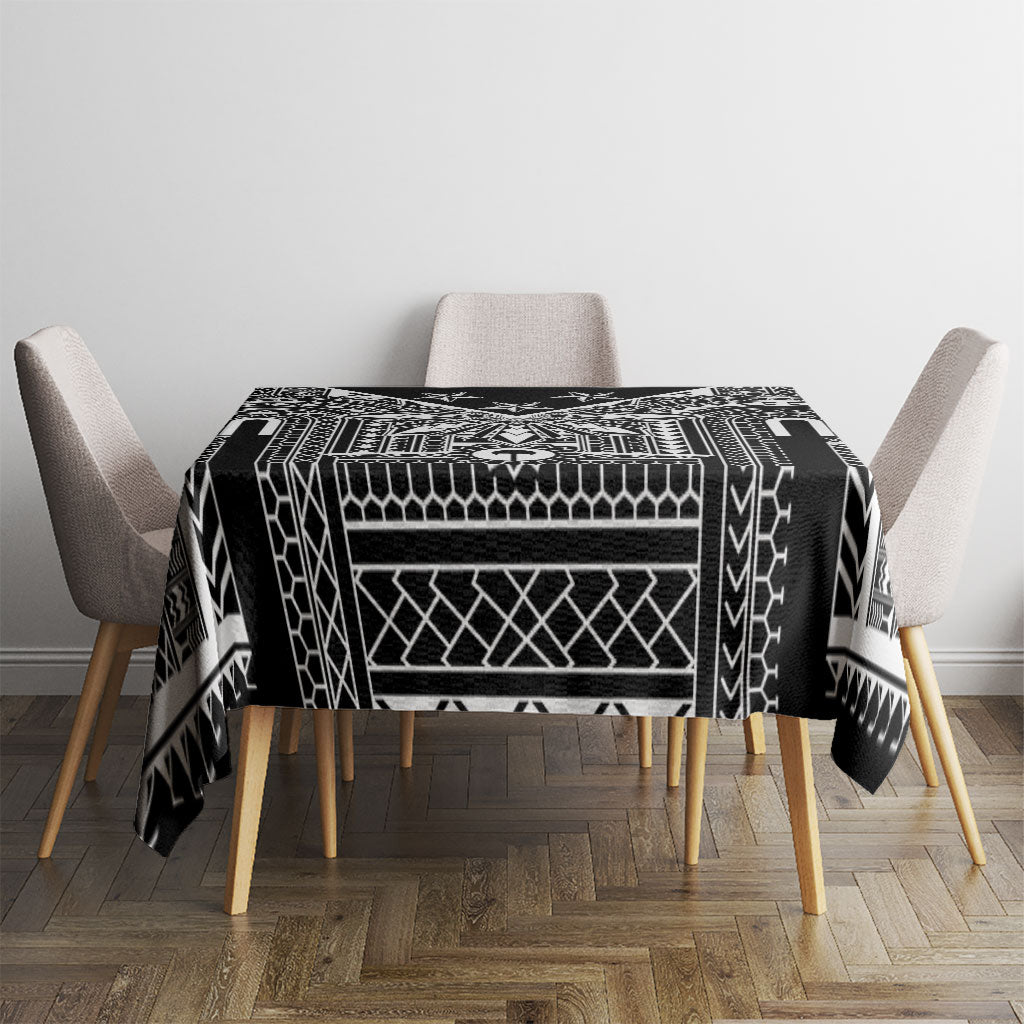 Black Philippines Sun Star Tablecloth Igorot Tribal Inspiration LT05 - Polynesian Pride