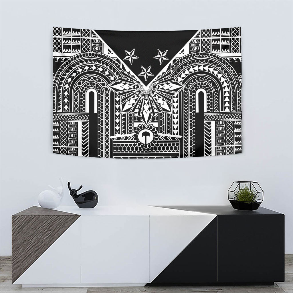 Black Philippines Sun Star Tapestry Igorot Tribal Inspiration LT05 - Polynesian Pride