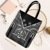 Black Philippines Sun Star Tote Bag Igorot Tribal Inspiration LT05 Black Strap One Size Black - Polynesian Pride