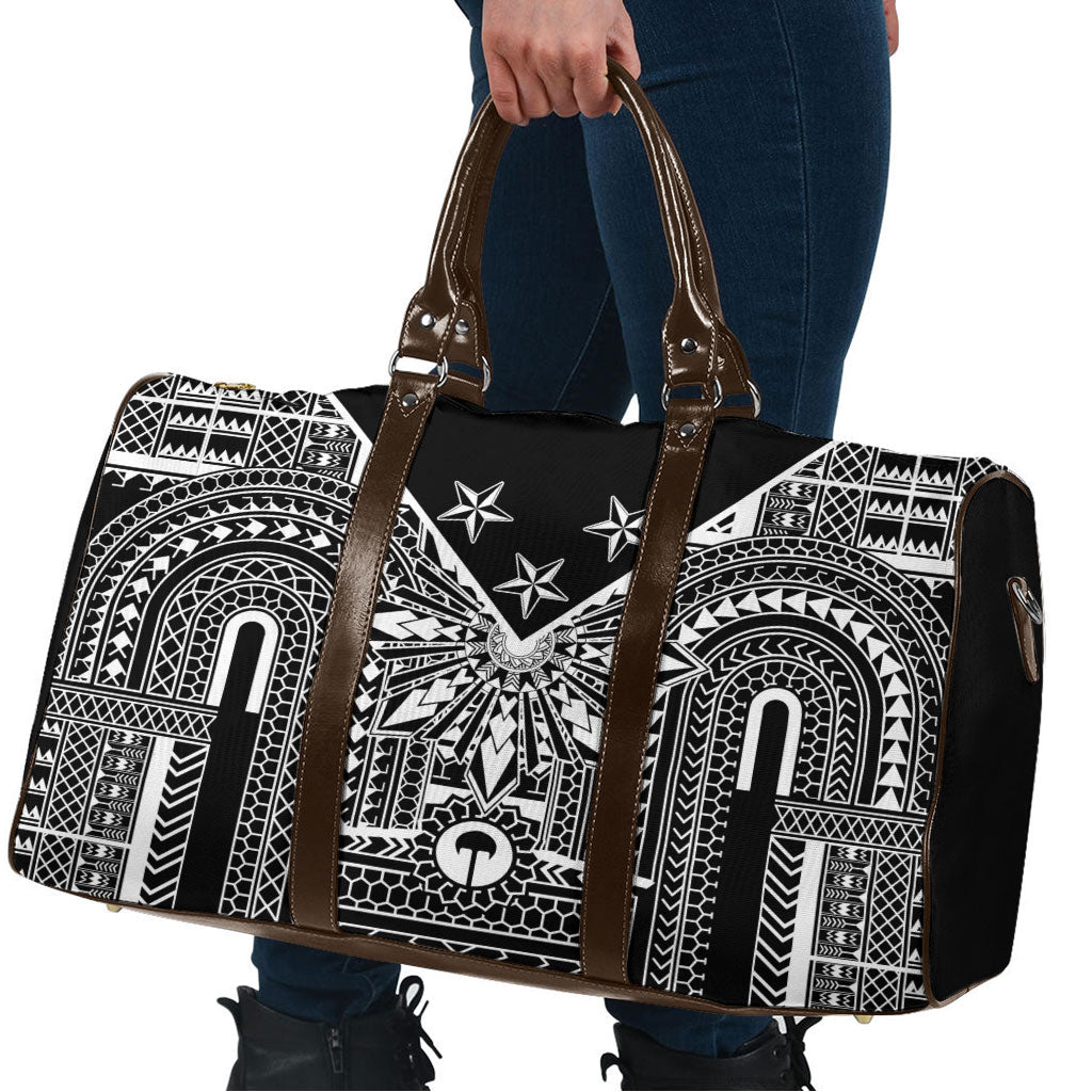 Black Philippines Sun Star Travel Bag Igorot Tribal Inspiration LT05 - Polynesian Pride