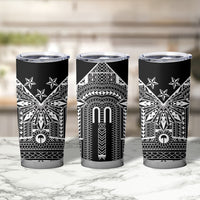 Black Philippines Sun Star Tumbler Cup Igorot Tribal Inspiration