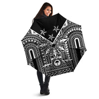 Black Philippines Sun Star Umbrella Igorot Tribal Inspiration LT05 - Polynesian Pride