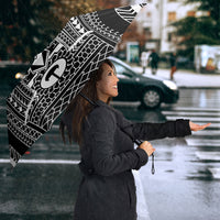 Black Philippines Sun Star Umbrella Igorot Tribal Inspiration LT05 - Polynesian Pride