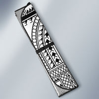 White Philippines Sun Star Auto Sun Shade Igorot Tribal Inspiration LT05 - Polynesian Pride
