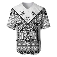 White Philippines Sun Star Baseball Jersey Igorot Tribal Inspiration LT05 White - Polynesian Pride