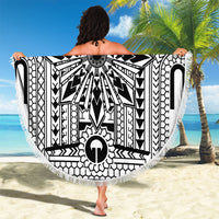 White Philippines Sun Star Beach Blanket Igorot Tribal Inspiration LT05 - Polynesian Pride