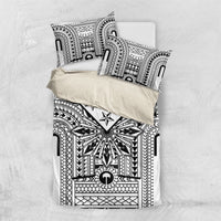 White Philippines Sun Star Bedding Set Igorot Tribal Inspiration LT05 US Twin 172cm x 218cm White - Polynesian Pride