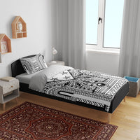 White Philippines Sun Star Bedding Set Igorot Tribal Inspiration LT05 - Polynesian Pride