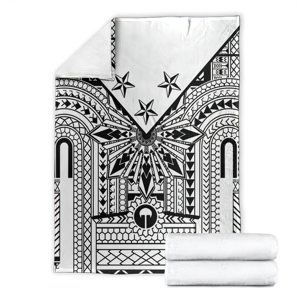 White Philippines Sun Star Blanket Igorot Tribal Inspiration LT05 - Polynesian Pride