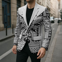 White Philippines Sun Star Blazer Igorot Tribal Inspiration LT05 - Polynesian Pride