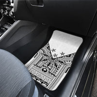 White Philippines Sun Star Car Mats Igorot Tribal Inspiration LT05 - Polynesian Pride
