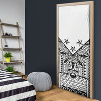 White Philippines Sun Star Door Cover Igorot Tribal Inspiration
