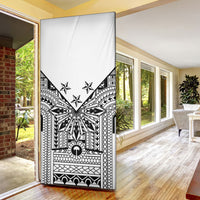 White Philippines Sun Star Door Cover Igorot Tribal Inspiration