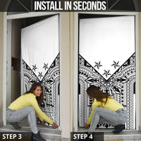 White Philippines Sun Star Door Cover Igorot Tribal Inspiration