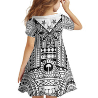 White Philippines Sun Star Family Matching Off Shoulder Maxi Dress and Hawaiian Shirt Igorot Tribal Inspiration