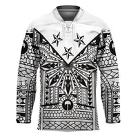 White Philippines Sun Star Hockey Jersey Igorot Tribal Inspiration LT05 Unisex White - Polynesian Pride