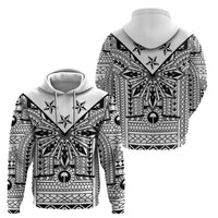 White Philippines Sun Star Hoodie Igorot Tribal Inspiration LT05 - Polynesian Pride