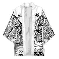 White Philippines Sun Star Kimono Igorot Tribal Inspiration LT05 Unisex White - Polynesian Pride