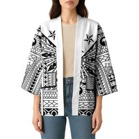 White Philippines Sun Star Kimono Igorot Tribal Inspiration LT05 - Polynesian Pride