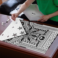 White Philippines Sun Star Puzzle Igorot Tribal Inspiration LT05 - Polynesian Pride