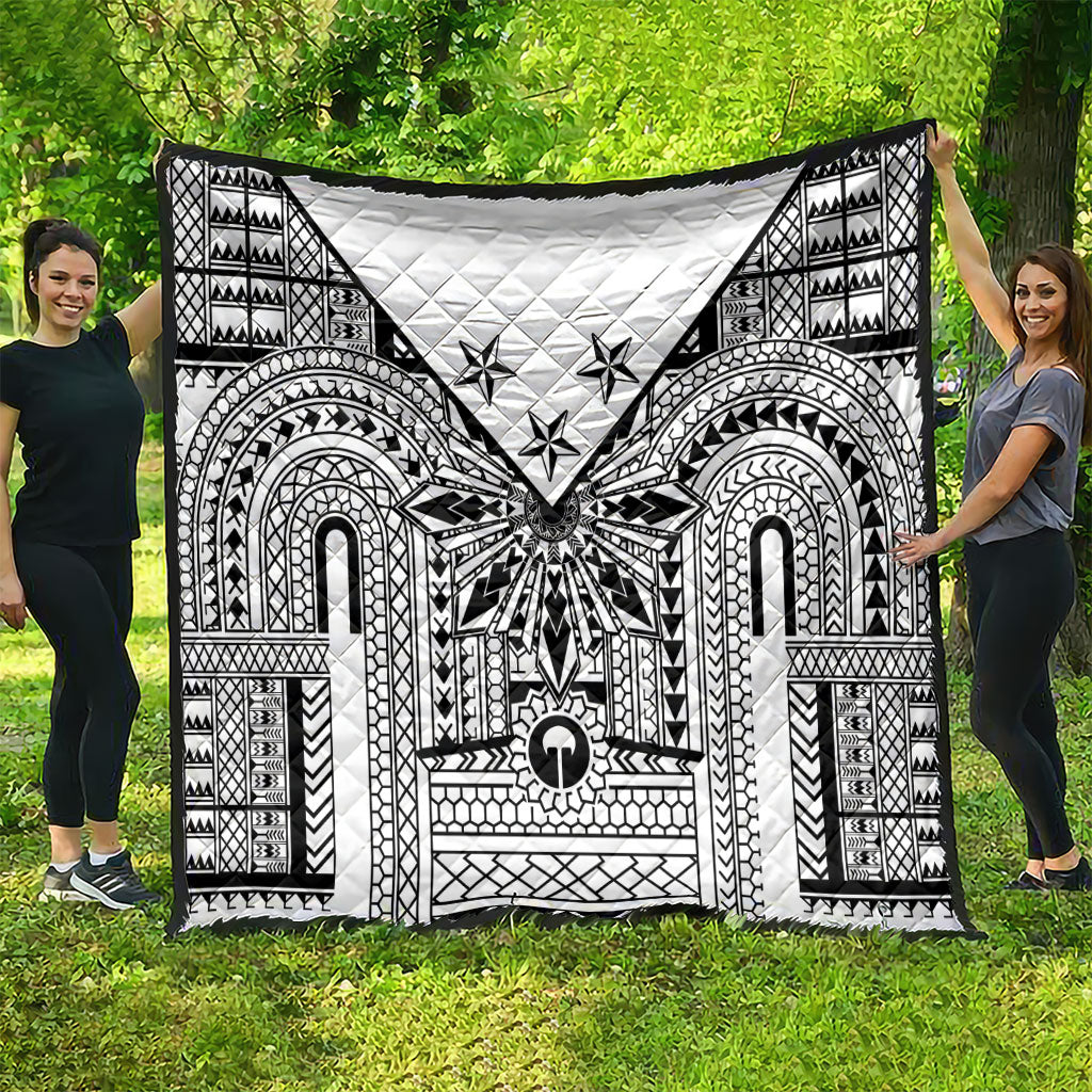White Philippines Sun Star Quilt Igorot Tribal Inspiration LT05 - Polynesian Pride