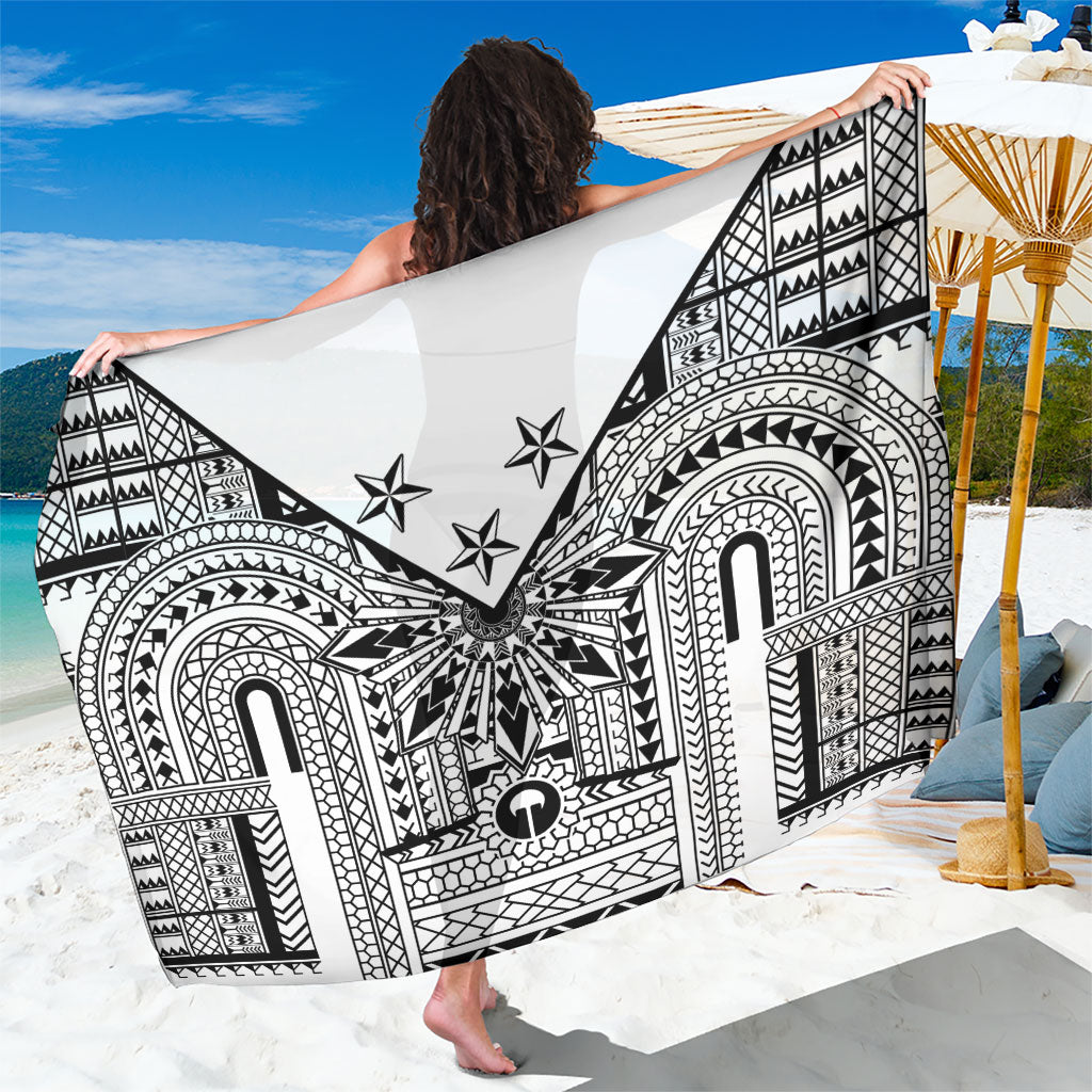 White Philippines Sun Star Sarong Igorot Tribal Inspiration