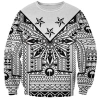 White Philippines Sun Star Sweatshirt Igorot Tribal Inspiration LT05 Unisex White - Polynesian Pride