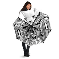 White Philippines Sun Star Umbrella Igorot Tribal Inspiration