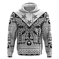White Philippines Sun Star Zip Hoodie Igorot Tribal Inspiration LT05 Pullover Hoodie White - Polynesian Pride