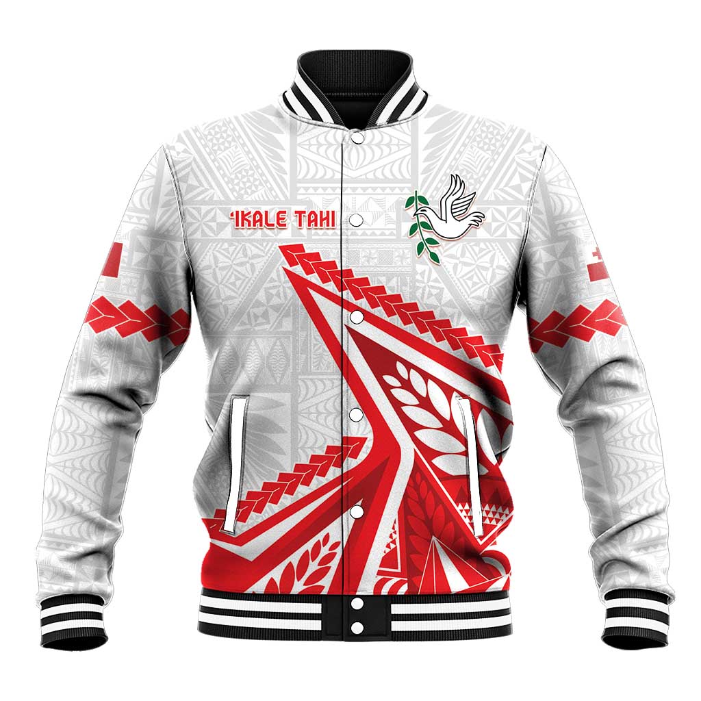 Custom Tonga Rugby 2024 Pacific Baseball Jacket Go Ikale Tahi