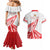 Custom Tonga Rugby 2024 Pacific Couples Matching Mermaid Dress and Hawaiian Shirt Go Ikale Tahi