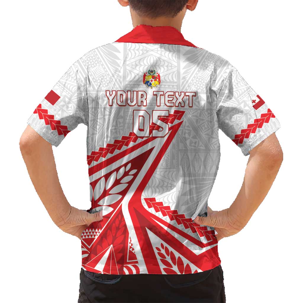 Custom Tonga Rugby 2024 Pacific Family Matching Tank Maxi Dress and Hawaiian Shirt Go Ikale Tahi LT05 - Polynesian Pride