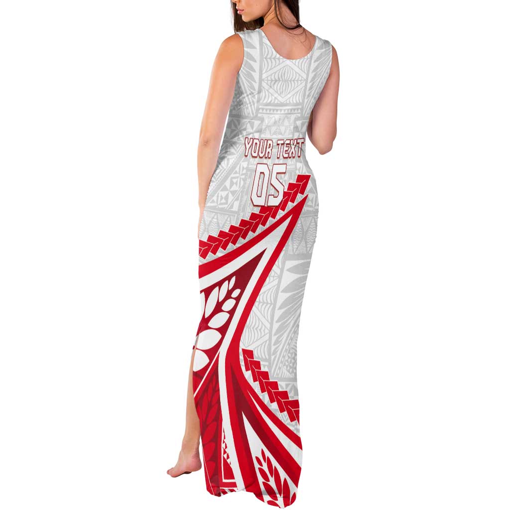 Custom Tonga Rugby 2024 Pacific Tank Maxi Dress Go Ikale Tahi LT05 - Polynesian Pride