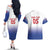 Custom Samoa Rugby 2024 Pacific Couples Matching Off The Shoulder Long Sleeve Dress and Hawaiian Shirt Go Manu Samoa