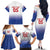 Custom Samoa Rugby 2024 Pacific Family Matching Off The Shoulder Long Sleeve Dress and Hawaiian Shirt Go Manu Samoa