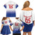 Custom Samoa Rugby 2024 Pacific Family Matching Off Shoulder Short Dress and Hawaiian Shirt Go Manu Samoa