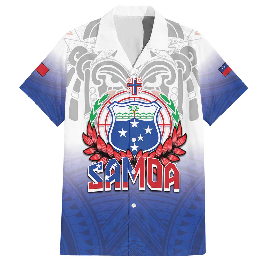 Custom Samoa Rugby 2024 Pacific Hawaiian Shirt Go Manu Samoa