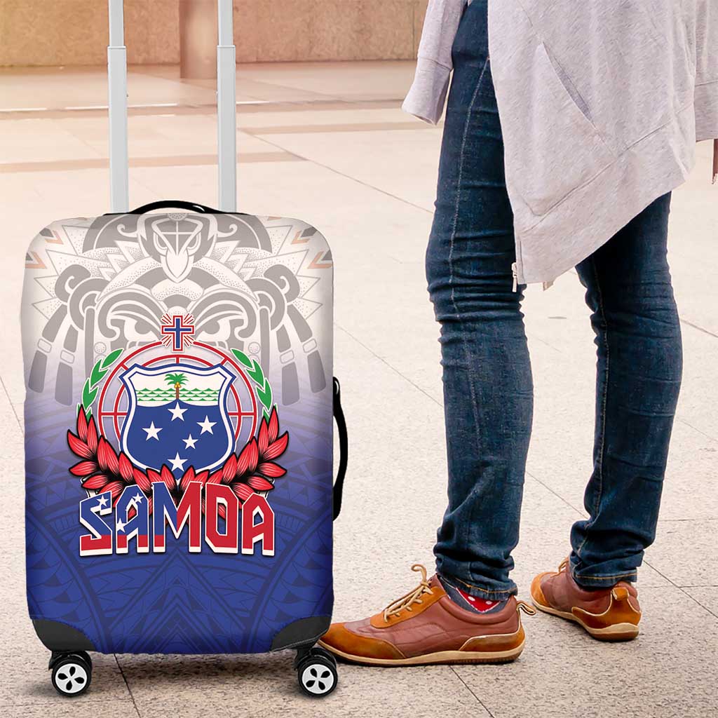 Samoa Rugby 2024 Pacific Luggage Cover Go Manu Samoa