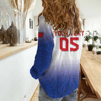 Custom Samoa Rugby 2024 Pacific Women Casual Shirt Go Manu Samoa