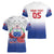 Custom Samoa Rugby 2024 Pacific Women V-Neck T-Shirt Go Manu Samoa