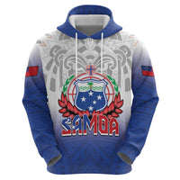 Custom Samoa Rugby 2024 Pacific Zip Hoodie Go Manu Samoa