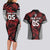 Custom Flying Fijians Rugby 2024 Pacific Couples Matching Long Sleeve Bodycon Dress and Hawaiian Shirt Go Fiji