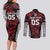 Custom Flying Fijians Rugby 2024 Pacific Couples Matching Long Sleeve Bodycon Dress and Long Sleeve Button Shirt Go Fiji