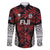 Custom Flying Fijians Rugby 2024 Pacific Family Matching Off The Shoulder Long Sleeve Dress and Hawaiian Shirt Go Fiji