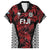 Custom Flying Fijians Rugby 2024 Pacific Family Matching Off Shoulder Maxi Dress and Hawaiian Shirt Go Fiji